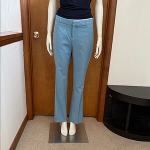 Banana Republic Logan Trouser Pant Blue Teal 2 Short Like New No Tags